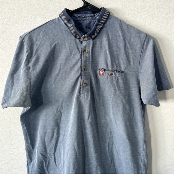 Diesel Jeans Blue Polo Size M - Picture 2 of 10